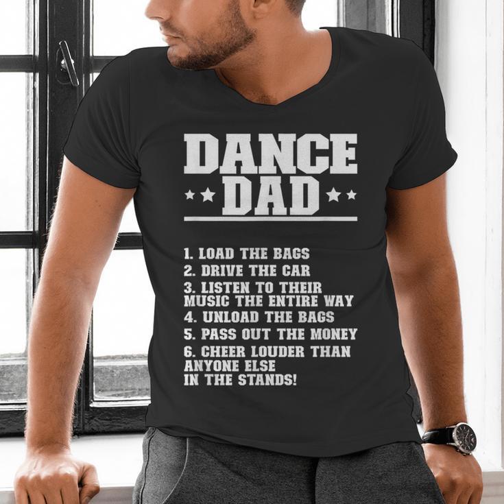 Dancer Dad Dancing Father Of A Dancer Dad Men's V-Neck T-Shirt