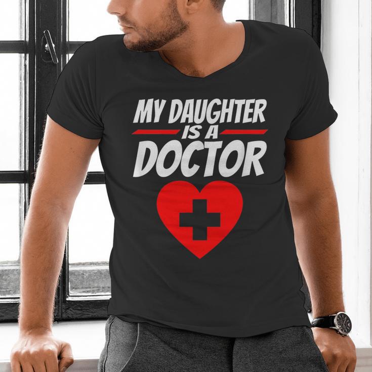 My Daughter Is A Doctor Shirt Proud Parents Graduation Men's V-Neck T-Shirt