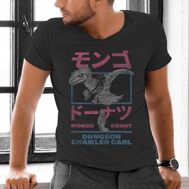 DCC Mongo And Donut Face-Off With Kanji Gamer Series Book Men's V-Neck T-Shirt