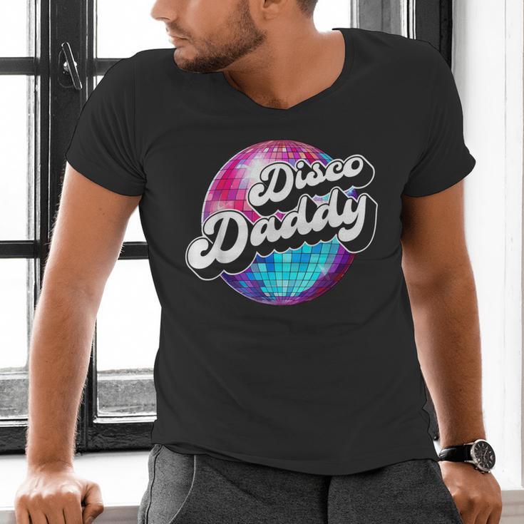 Disco Daddy 60's 70s Disco Dad Men's V-Neck T-Shirt