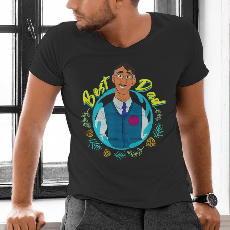 Disney Encanto Agustin Madrigal Best Dad Portrait Small Men's V-Neck T-Shirt