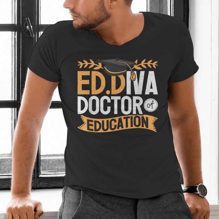 Doctor Of Education EdD Graduation ED Diva Men's V-Neck T-Shirt
