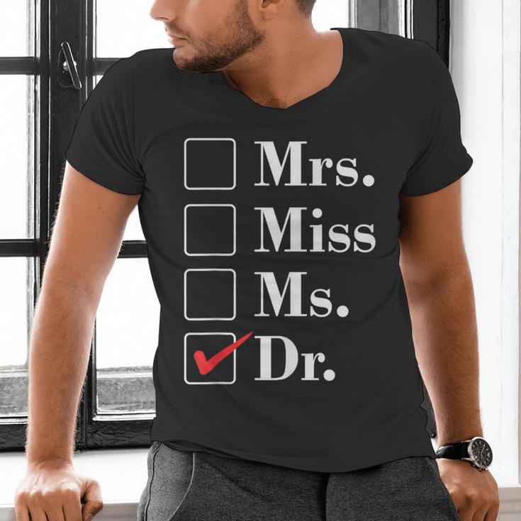 Doctor Graduation Honorific Titles List Men's V-Neck T-Shirt