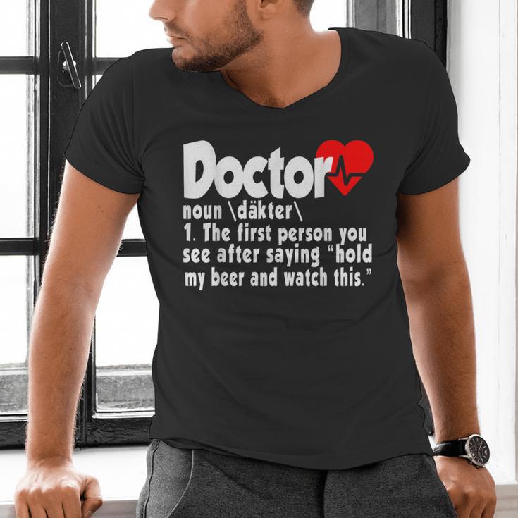 Doctor For Medical Med Student Graduation Men's V-Neck T-Shirt