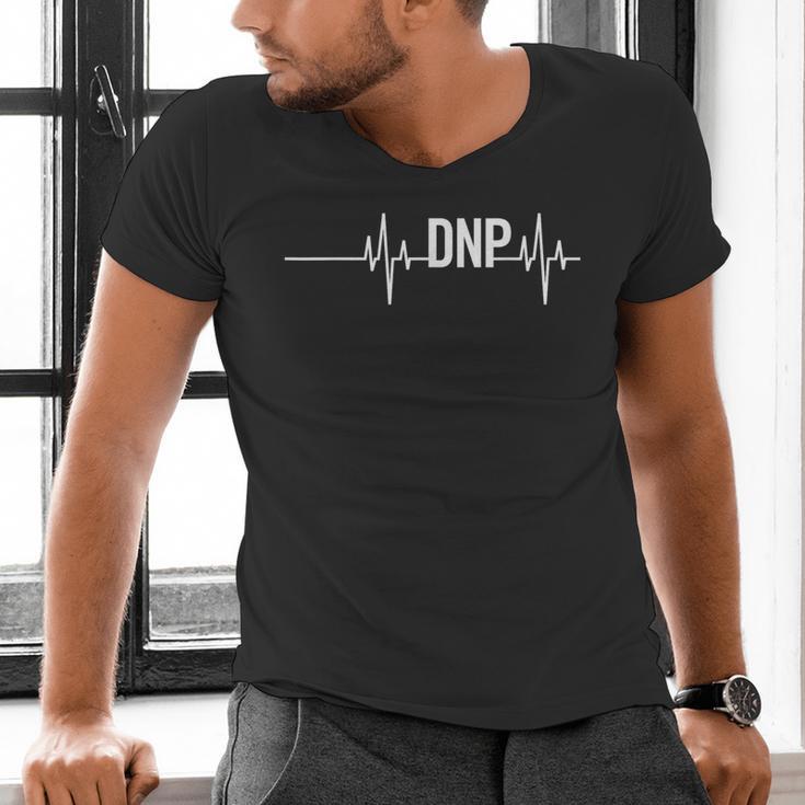 Doctor Of Nursing Practice Graduation DNP Heartbeat Men's V-Neck T-Shirt