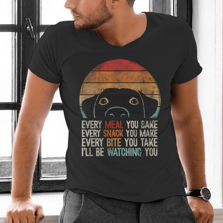 Dog Lover Dog Humor Dog Mom Dog Dad Men's V-Neck T-Shirt