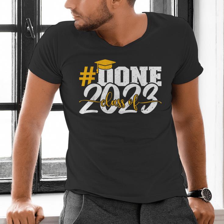 Done Class Of 2023 Graduation For Her Him Grad Seniors 2023 Men's V-Neck T-Shirt