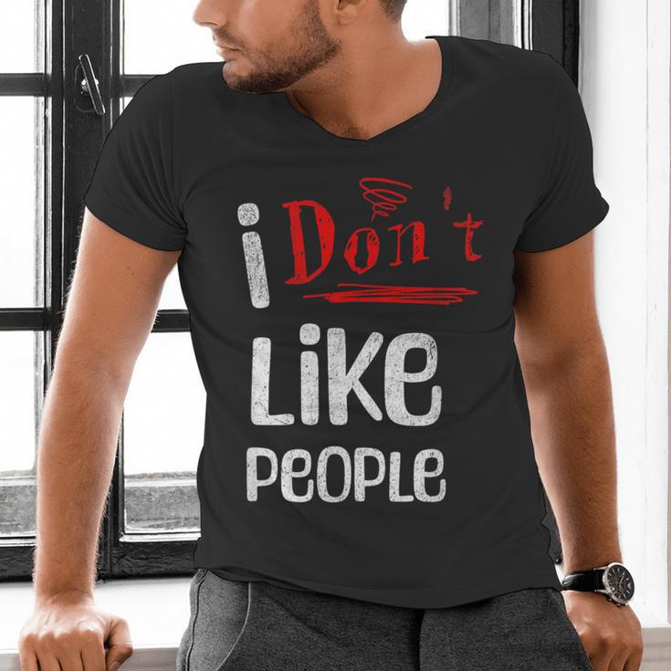 I Don't Like People Introvert Small Men's V-Neck T-Shirt I Don't Like People Introvert Small Men's V-Neck T-Shirt