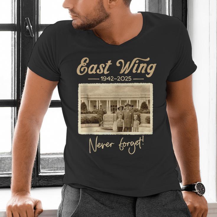 East Wing Never Forget American Vintage Nostalgia Men's V-Neck T-Shirt