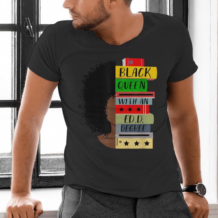 EdD Doctor Of Education Book Degree Doctorate Graduation Men's V-Neck T-Shirt