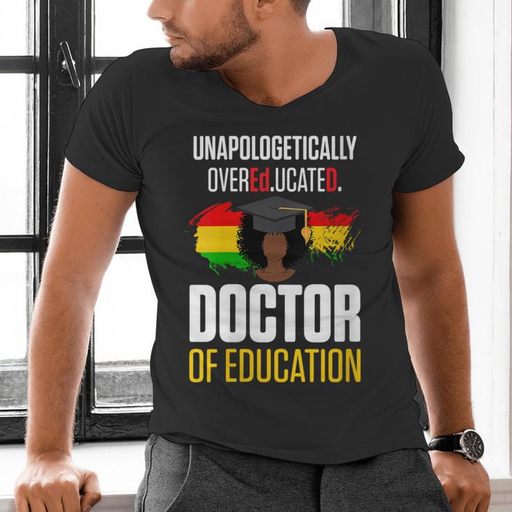 EdD Doctor Of Education Educated Doctorate Graduation Men's V-Neck T-Shirt