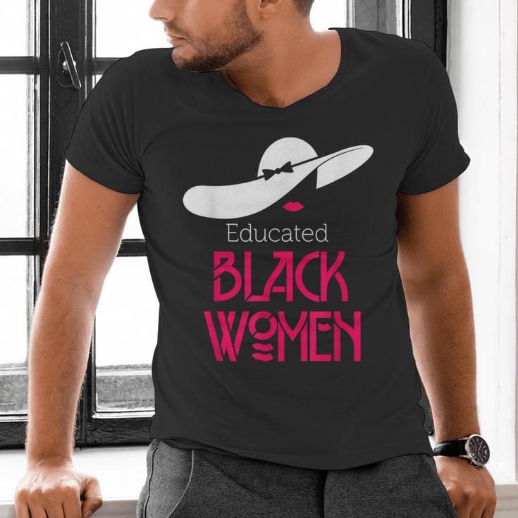 Educated Women Graduation Shirt Men's V-Neck T-Shirt