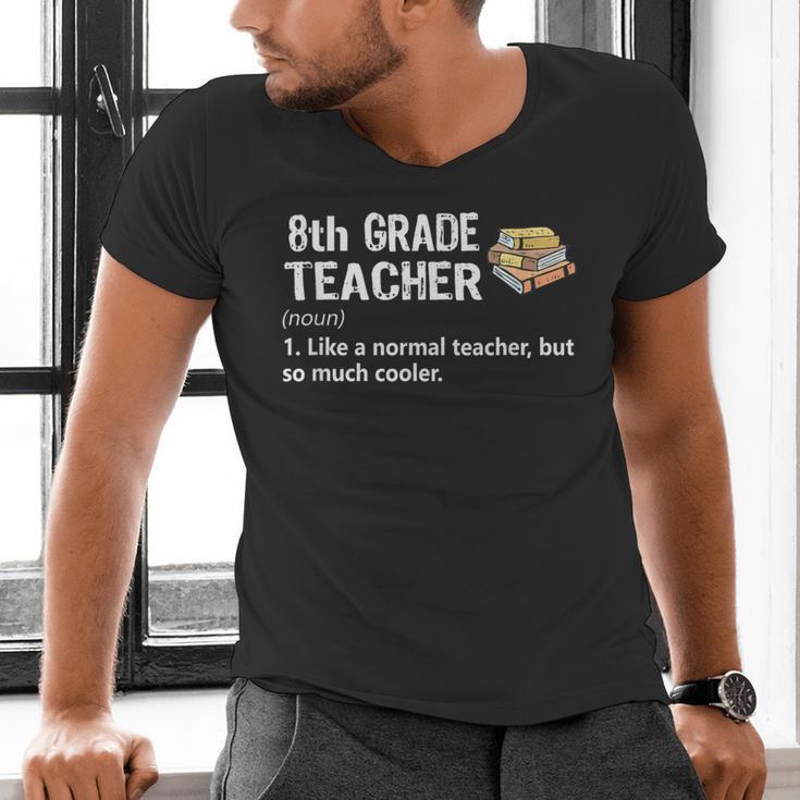Eighth Grade Teacher Graduation Shirts Gifts Funny Saying Men's V-Neck T-Shirt
