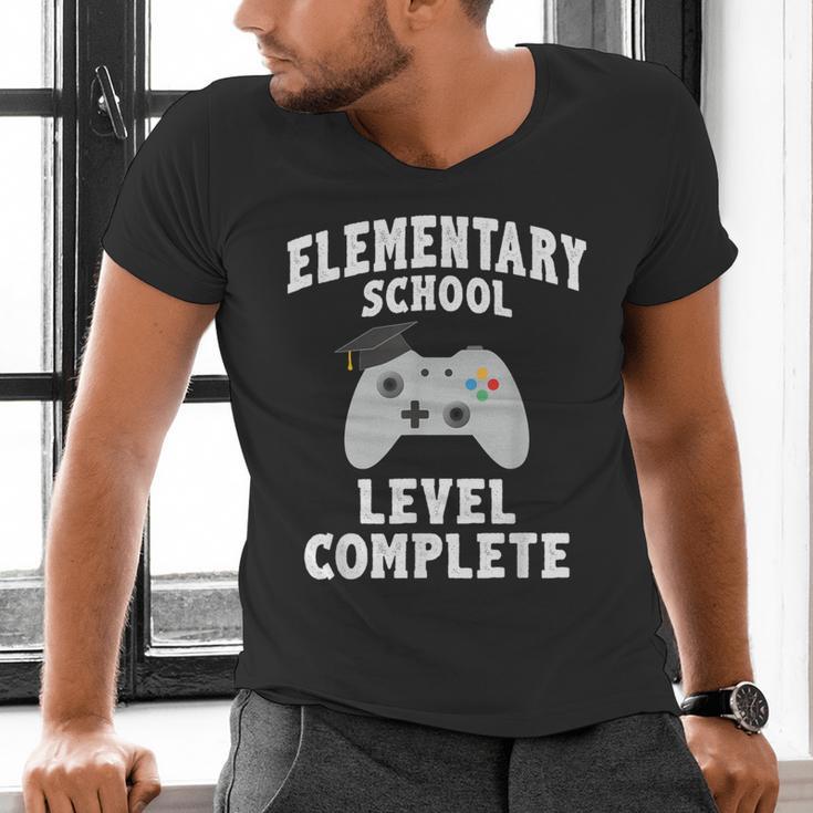 Elementary School Graduation Gamer Graduate Men's V-Neck T-Shirt