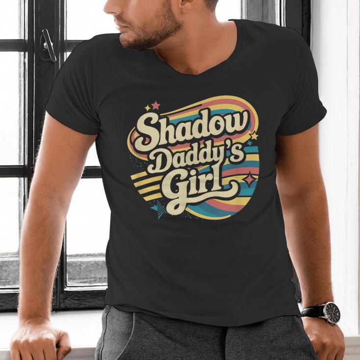Fantasy Romantasy Book Retro Vintage Shadow Daddy Girl Men's V-Neck T-Shirt