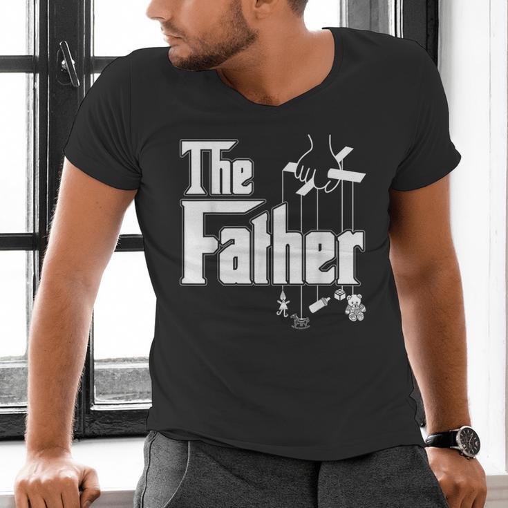 The Father New Daddy Expecting Baby T-Shirt Men's V-Neck T-Shirt