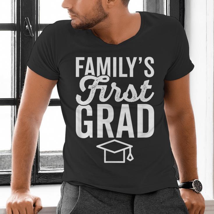 First In Family To Graduate College 2018 Graduation Men's V-Neck T-Shirt