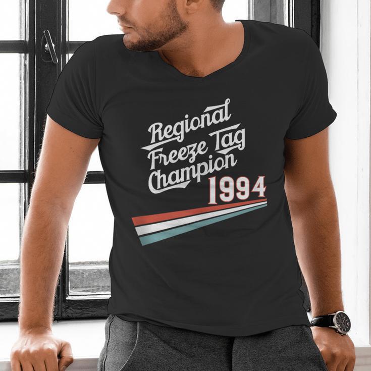 Freeze Tag 90s Nostalgia Men's V-Neck T-Shirt Freeze Tag 90s Nostalgia Men's V-Neck T-Shirt