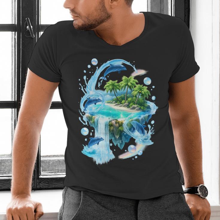 Frutiger Aero Men's V-Neck T-Shirt Frutiger Aero Men's V-Neck T-Shirt