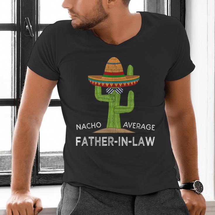 Fun Hilarious Dad-In-Law Humor Father-In-Law Men's V-Neck T-Shirt