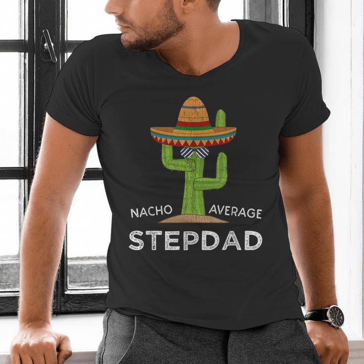 Fun Hilarious Stepfather Humor Stepdad Men's V-Neck T-Shirt