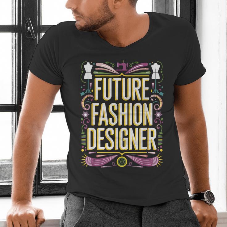 Future Fashion Er Graduation School Toddler Women Men Men's V-Neck T-Shirt