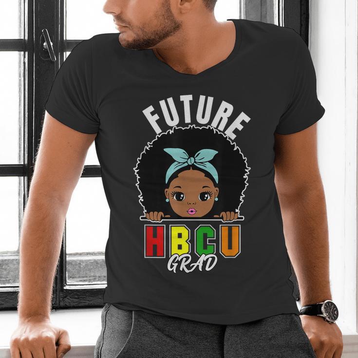 Future HBCU Grad Girl Graduation Historically College Men's V-Neck T-Shirt