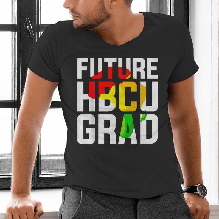 Future HBCU Graduate Afro Girls College Graduation Men's V-Neck T-Shirt