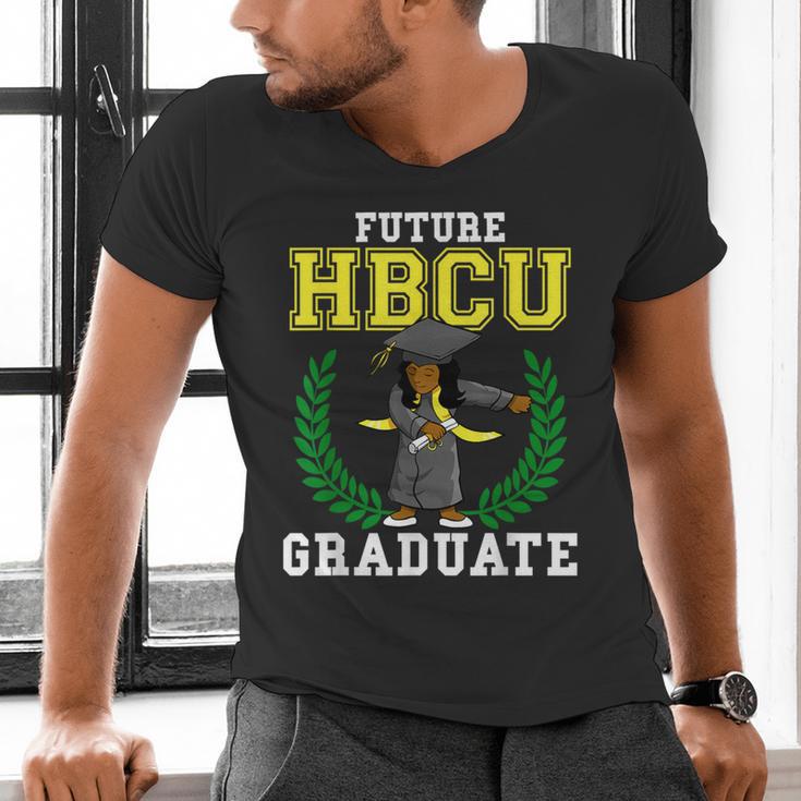 Future HBCU Graduation Shirt College Flossing Girl Tee Men's V-Neck T-Shirt