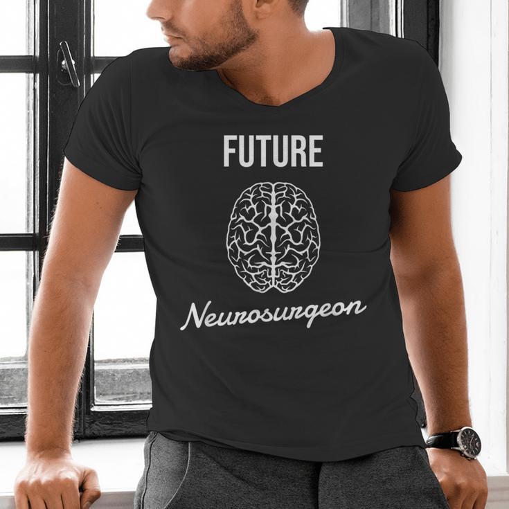 Future Neurosurgeon Graduation Neurosurgeon Men's V-Neck T-Shirt