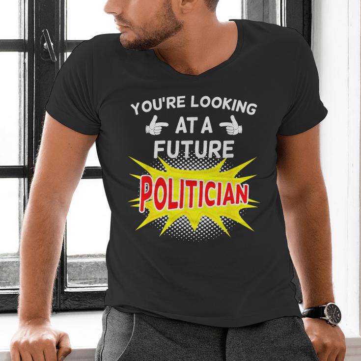 Future Politician Graduation For Kids And Graduates T-Shirt Men's V-Neck T-Shirt