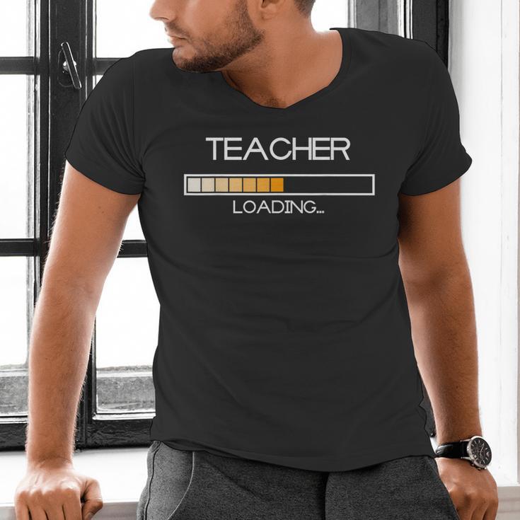 Future Teacher Loading Bar Graduation Teacher Men Women Men's V-Neck T-Shirt