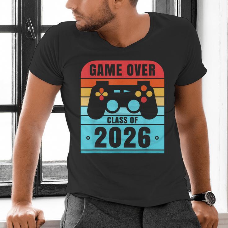 Game Over Class Of 2026 Shirt Students Graduation Men's V-Neck T-Shirt