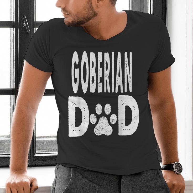 Goberian DAD Dog Owner Men Women Men's V-Neck T-Shirt