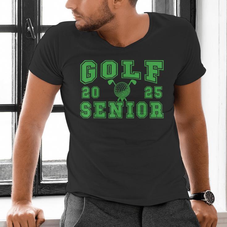 Golf Senior Night Golf Senior 2025 Graduation 32 Men's V-Neck T-Shirt