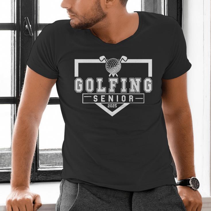 Golf Senior Night Golf Senior 2025 Graduation 6 Men's V-Neck T-Shirt