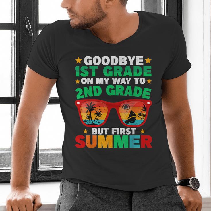 Goodbye 1st Grade First Summer Graduation Last Day Boys Men's V-Neck T-Shirt