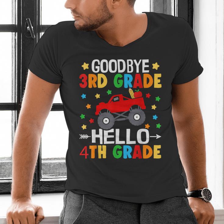 Goodbye 3rd Grade Hello 4th Grade Graduation 2024 Men's V-Neck T-Shirt