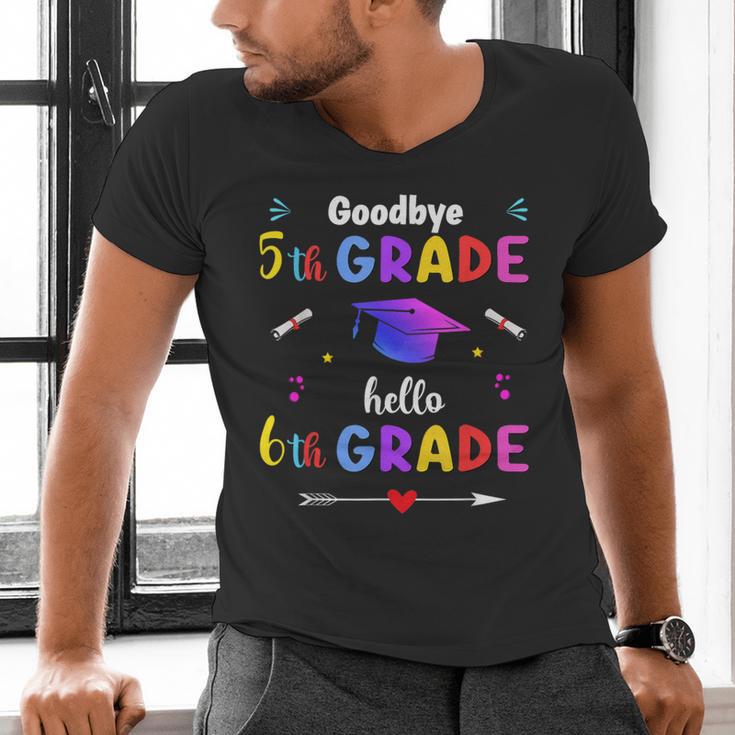 Goodbye 5th Grade Graduation Class Of 2023 Hello 6th Grade Men's V-Neck T-Shirt