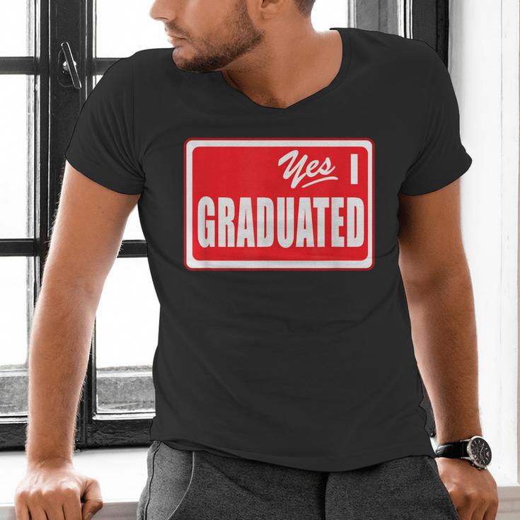 Graduate Class Of 2025 Senior Graduation End Of School Year Men's V-Neck T-Shirt