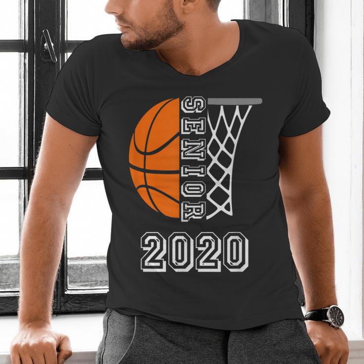 Graduate Senior Class 2020 Graduation Basketball Player Men's V-Neck T-Shirt