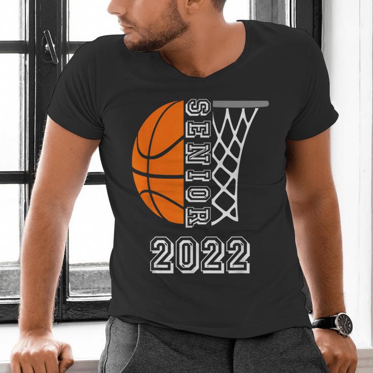 Graduate Senior Class 2022 Graduation Basketball Player Men's V-Neck T-Shirt