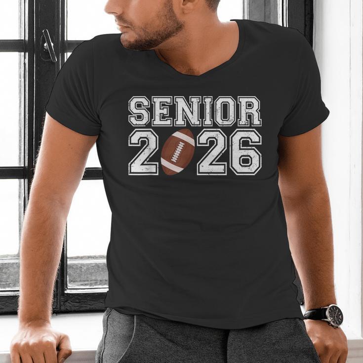 Graduate Senior Class Of 2026 Graduation American Football Men's V-Neck T-Shirt