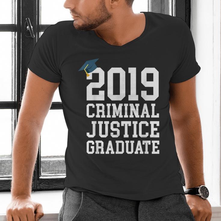 Graduation 2019 Criminal Justice Tshirt Men's V-Neck T-Shirt