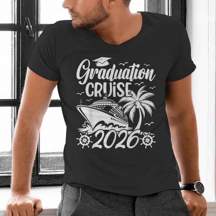 Graduation Cruise Trip 2026 Vacation Graduate Cruising Men's V-Neck T-Shirt