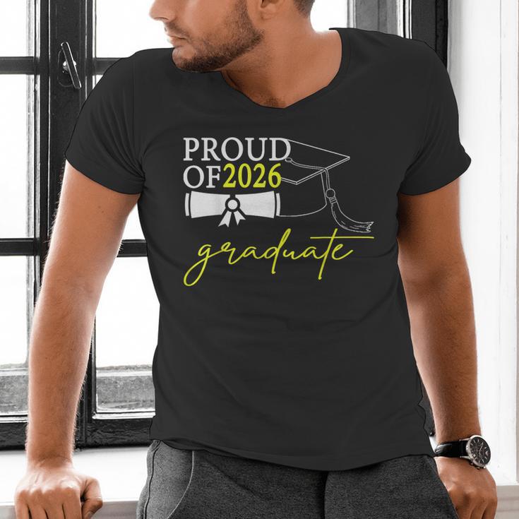 Graduation Decorations 2026 Proud Of 2026 Graduate Occaion Men's V-Neck T-Shirt