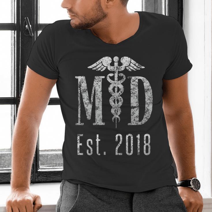Graduation For Doctors t Shirt Tee Shirt Medical Doctors MD Men's V-Neck T-Shirt