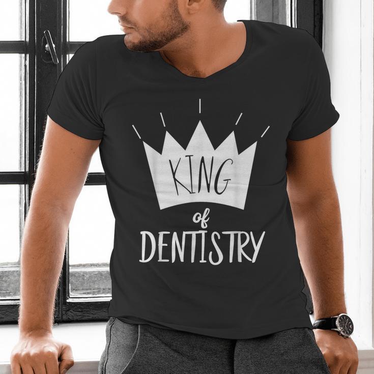 Graduation King Of Dentistry Dentist Or Hygienist Men's V-Neck T-Shirt