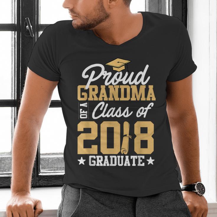 Graduation Shirts For Family Graduation 2018 Grandma Shirt Men's V-Neck T-Shirt