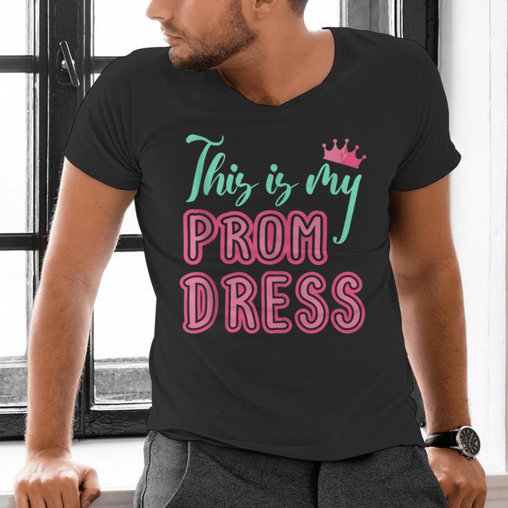 Graduation Tee This Is My Prom Dress 2021 Graduate Men's V-Neck T-Shirt